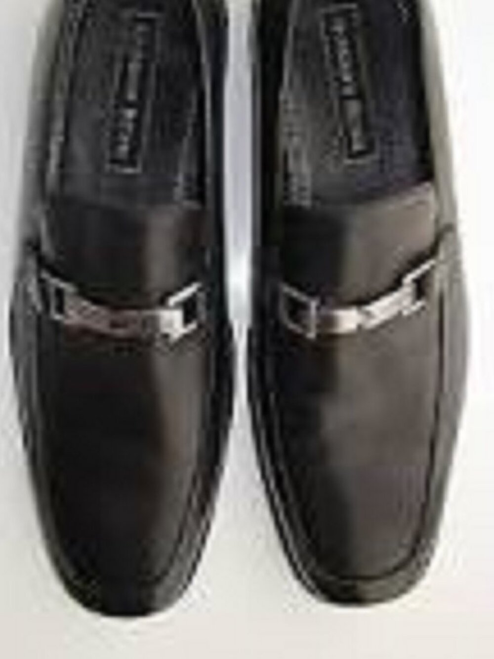 GORDON RUSH Sebastian Leather Loafers Men’s size 10.5 Black & Silver Bit 84907